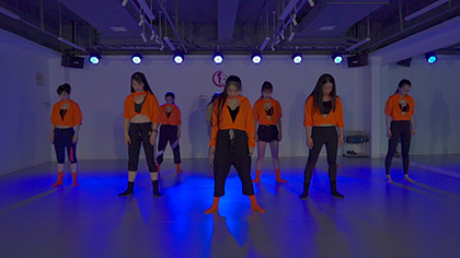 职业篮球联赛中场秀啦啦操表演